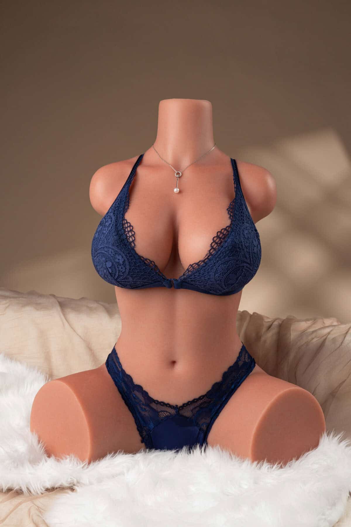 Xdollhub Ultra-Real Silicone Torso – 32 lb/14.5kg Half Body of True-to-Skin Softness